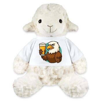 Infusion et bec - Mouton en peluche Annika MiniFeet® - blanc - Devant