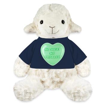 No Meat No Problem Pastel Heart Design - MiniFeet® Sheep Annika - french navy - Front