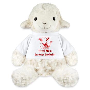 Tierschutz - Kuh + Baby - MiniFeet® Schaf Annika - Weiß - Vorne