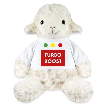 Texte rétro du turbo boost - Mouton en peluche Annika MiniFeet® - blanc - Devant