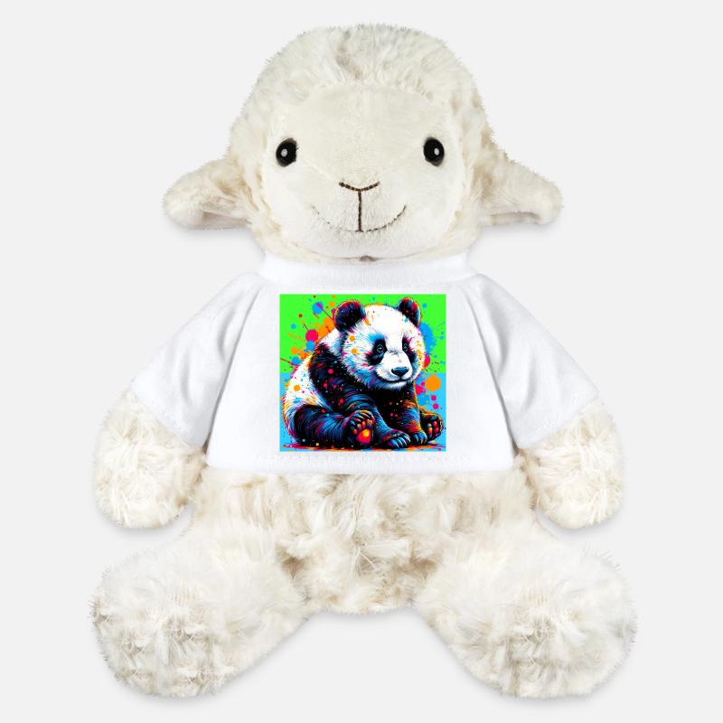 Panda - MiniFeet® Schaf Annika - Weiß
