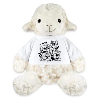 Gastronomie parmi les amateurs d’ordures - Mouton en peluche Annika MiniFeet® - blanc - Devant