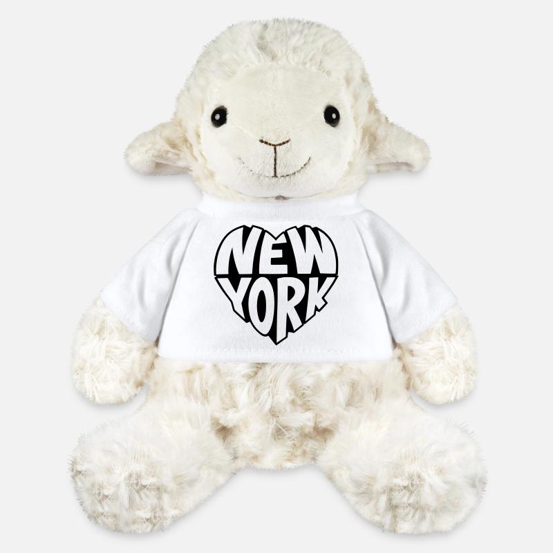 New York angular heart - MiniFeet® Sheep Annika - white