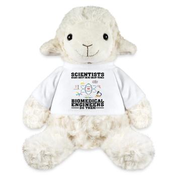 Scientists Dream, Biomedical Engineers Do - Funny - MiniFeet® Sheep Annika - white - Front
