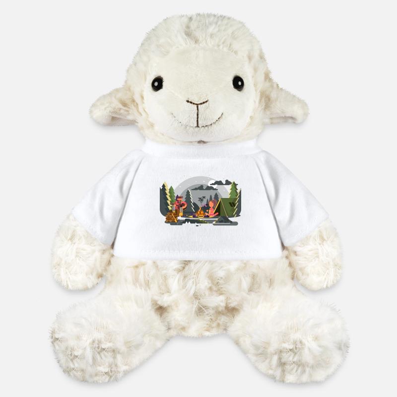 Campfire Forest Camping Duo - MiniFeet® Sheep Annika - white