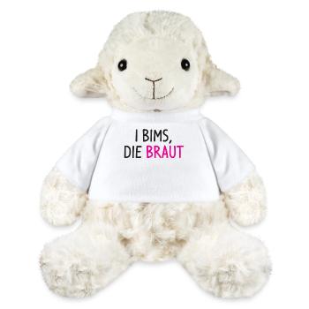 Braut Junggesellinnenabschied Party Spruch - MiniFeet® Schaf Annika - Weiß - Vorne