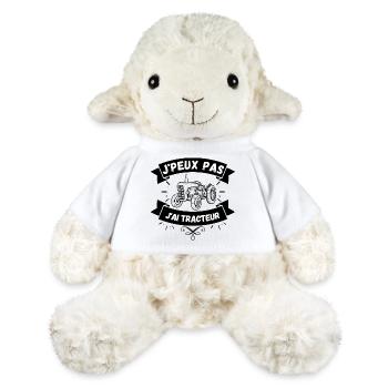 J'peux pas j'ai tracteur.Je peux pas j'ai tracteur - Mouton en peluche Annika MiniFeet® - blanc - Devant