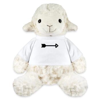 Arrow Symbol Black - MiniFeet® Sheep Annika - white - Front