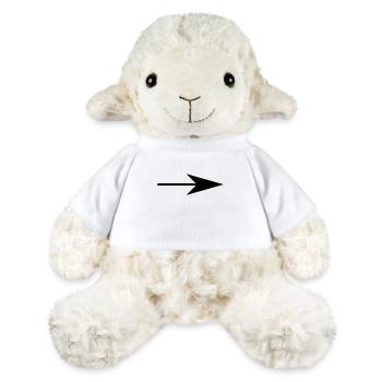 Right arrow - MiniFeet® Sheep Annika - white - Front