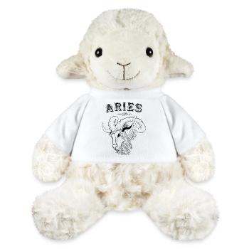 Aries Sternzeichen Widder - MiniFeet® Schaf Annika - Weiß - Vorne