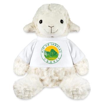 Rio de Janeiro Emblem: Strand & Berge - MiniFeet® Schaf Annika - Weiß - Vorne