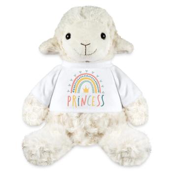 princesse - arc-en-ciel - Mouton en peluche Annika MiniFeet® - blanc - Devant