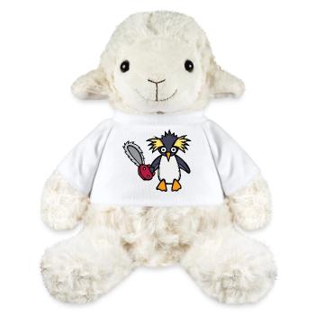Oiseau manchot frais de l’Antarctique - Mouton en peluche Annika MiniFeet® - blanc - Devant
