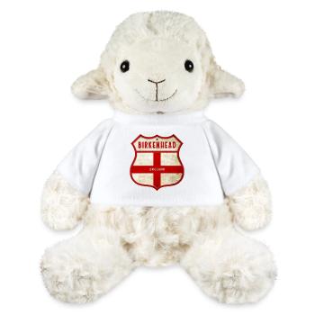 Birkenhead England Coat of Arms - MiniFeet® Sheep Annika - white - Front