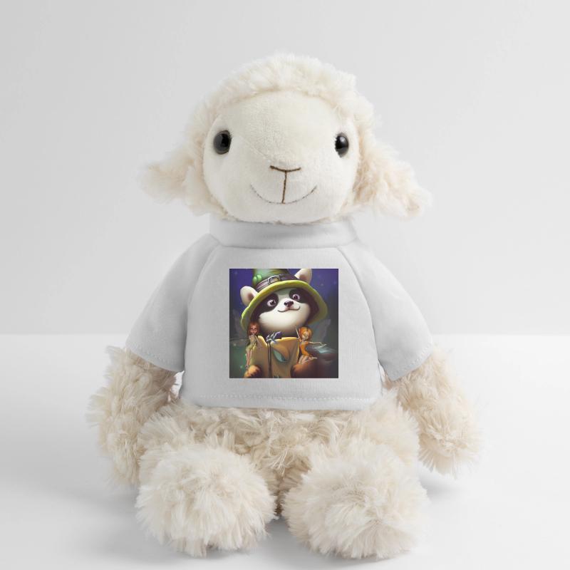 Panda mignon avec des petites fées Mouton en peluche Annika MiniFeet®