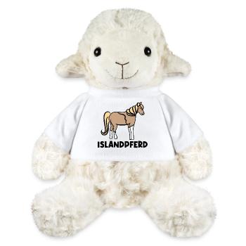 Islandpferde Pferdenarr Statement Pferdeliebe - MiniFeet® Schaf Annika - Weiß - Vorne
