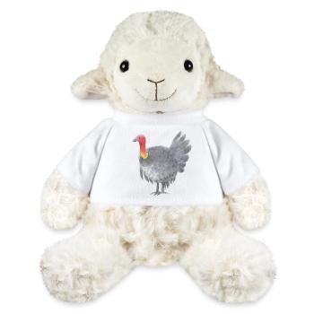 Australisches Buschtruthahnhuhn - MiniFeet® Schaf Annika - Weiß - Vorne