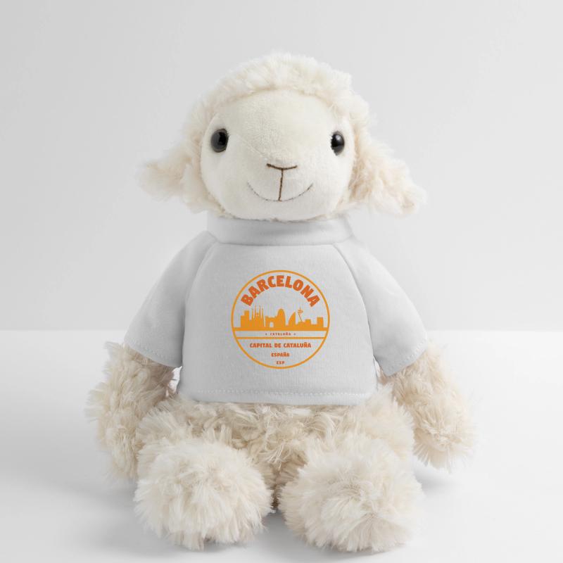 Emblème de la Skyline de Barcelone Mouton en peluche Annika MiniFeet®