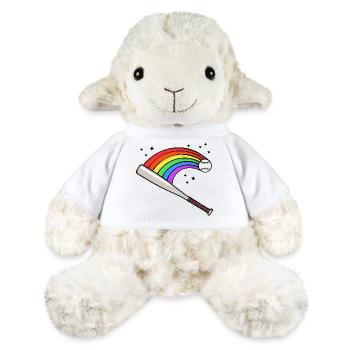 Regenbogenfahne Rechte Homosexueller Lgbt Lesben - MiniFeet® Schaf Annika - Weiß - Vorne