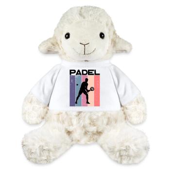 Padel Player Quote Training Coach Ball Racket - MiniFeet® Sheep Annika - white - Front
