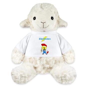 Electricien - Mouton en peluche Annika MiniFeet® - blanc - Devant