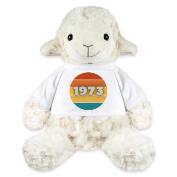 1973, année de naissance, 50 ans - Mouton en peluche Annika MiniFeet® - blanc - Devant
