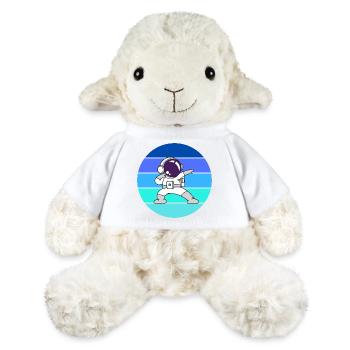astronaut, spaceman, rocket - MiniFeet® Sheep Annika - white - Front