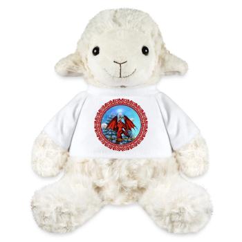 Fun Christmas design - MiniFeet® Sheep Annika - white - Front