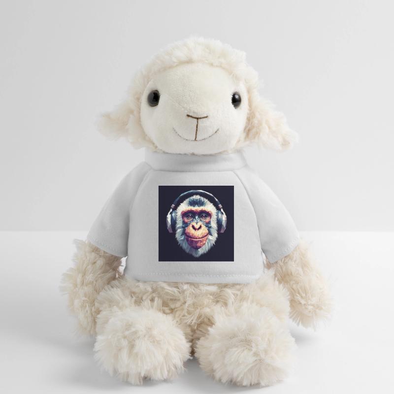 Affe mit Kopfhörer MiniFeet® Schaf Annika