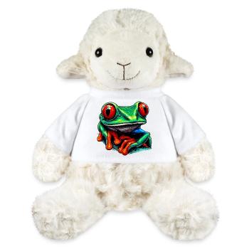 Rainette aux yeux rouges - Mouton en peluche Annika MiniFeet® - blanc - Devant