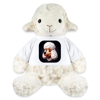 Tegneserie puddelhund - MiniFeet® sauen Annika - hvit - Foran