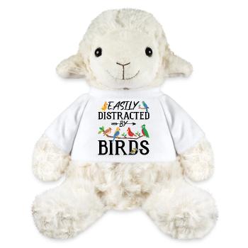 Leicht von Vögeln abgelenkt - MiniFeet® Schaf Annika - Weiß - Vorne