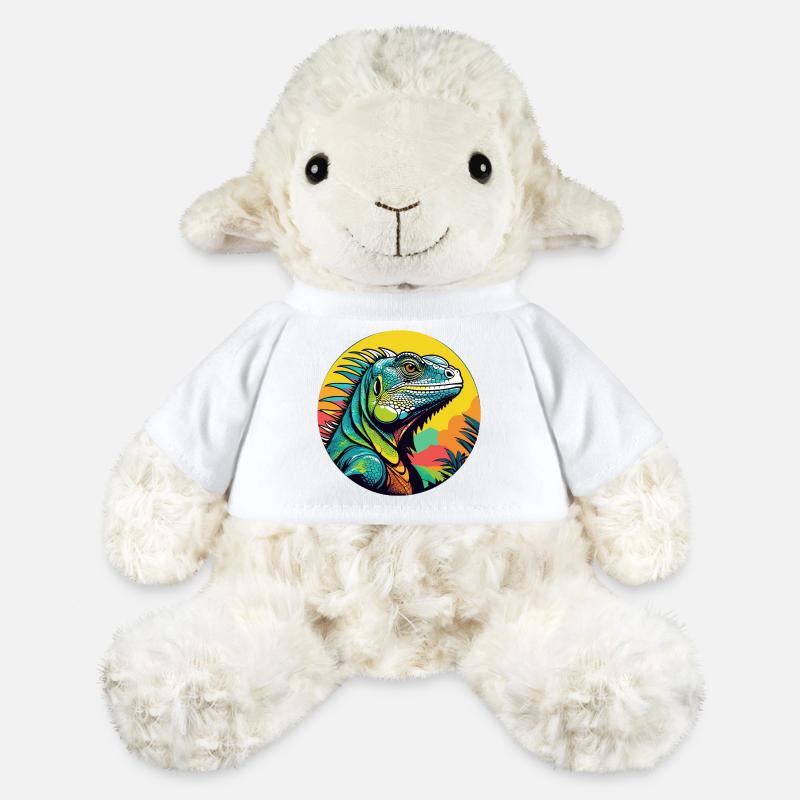 Leguan-Kunst - MiniFeet® Schaf Annika - Weiß