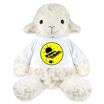 Photovoltaic System Symbol Solar Energy - MiniFeet® Sheep Annika - white - Front