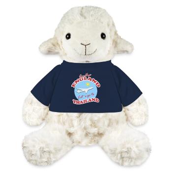 Thailand Travel Farewell Airplane Design - MiniFeet® Sheep Annika - french navy - Front