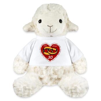 Pearl Wedding , 30 Years of Marriage (25) - MiniFeet® Sheep Annika - white - Front