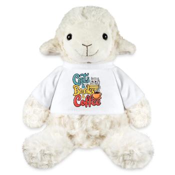Chats, livres et café Design - Mouton en peluche Annika MiniFeet® - blanc - Devant