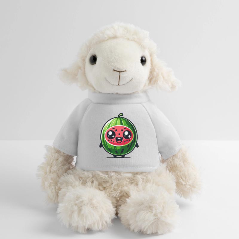 Watermelon Whimsy : la joie juteuse Mouton en peluche Annika MiniFeet®