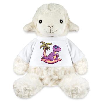 Dinosaurier brontosaurus Sommer - MiniFeet® Schaf Annika - Weiß - Vorne