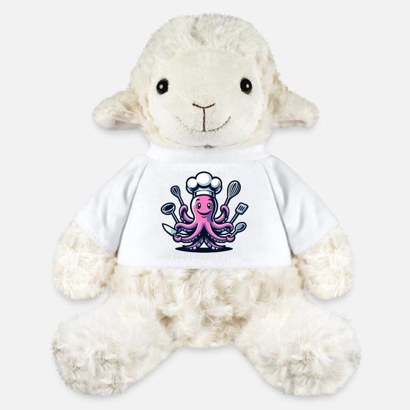 Octo-Chef: The Gourmet Tentacle - MiniFeet® Sheep Annika - white