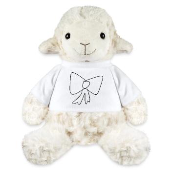 Motif d’icône de boucle - Mouton en peluche Annika MiniFeet® - blanc - Devant