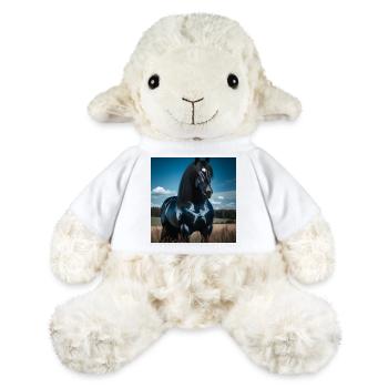 Mighty Black Horse - MiniFeet® Sheep Annika - white - Front