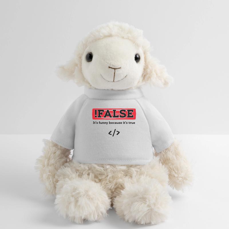 Code Debug Programmeur Développeur Dictons amusants Mouton en peluche Annika MiniFeet®