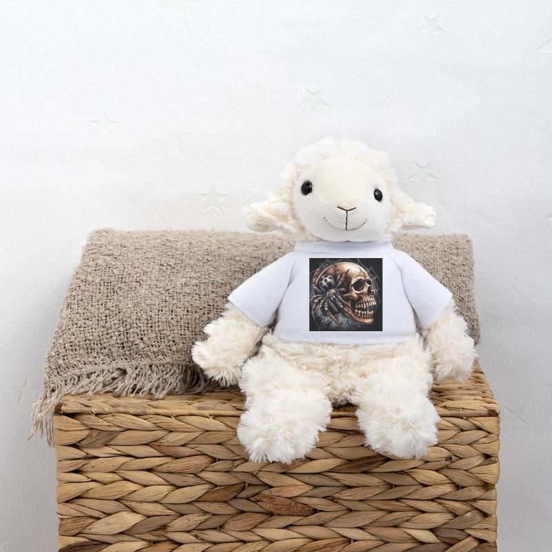 Crâne et araignée Mouton en peluche Annika MiniFeet®