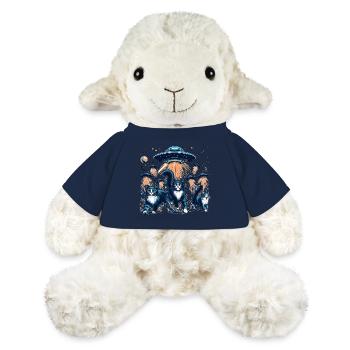 Alien Ufos Ufo Katze Katzen Geschenk - MiniFeet® Schaf Annika - French Navy - Vorne