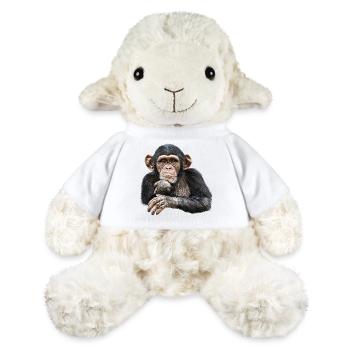 Schimpanse - MiniFeet® Schaf Annika - Weiß - Vorne