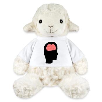Head Profile Human People Side Brain - MiniFeet® Sheep Annika - white - Front