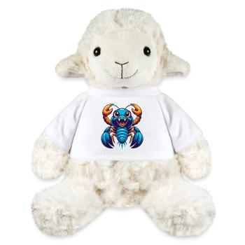 Craw coloré Kawaii Dessin animé Personnage Clipart - Mouton en peluche Annika MiniFeet® - blanc - Devant