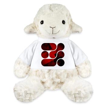 OCHOOO - Rouge sombre - Mouton en peluche Annika MiniFeet® - blanc - Devant