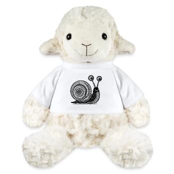 Snail’s Pace : un art zen lent et régulier - Mouton en peluche Annika MiniFeet® - blanc - Devant